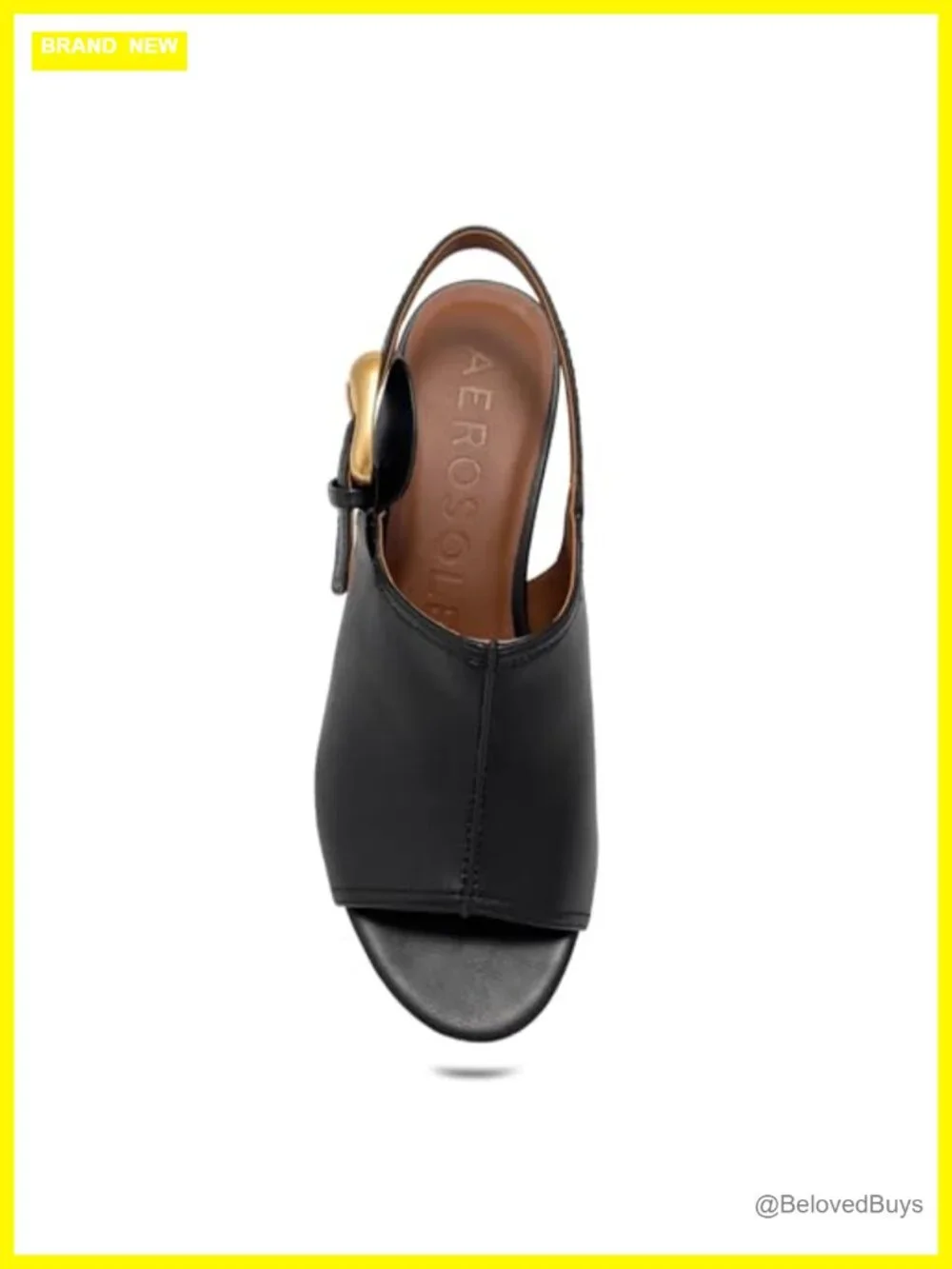 Aerosoles Women's Platform Sandals with Block Heel - Faux Leather